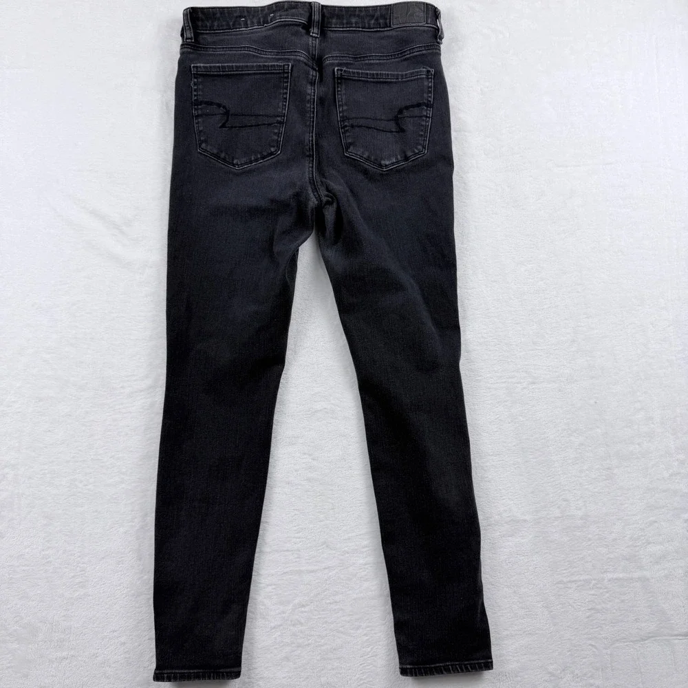 American Eagle Jeans Black Ne(x)t Level‎ Stretch Size 8 Regular